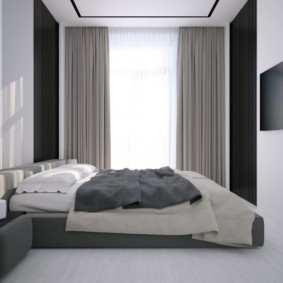 minimalismi tyyli makuuhuoneen sisustuskuva