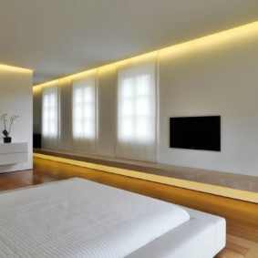 minimalistisk soveværelse