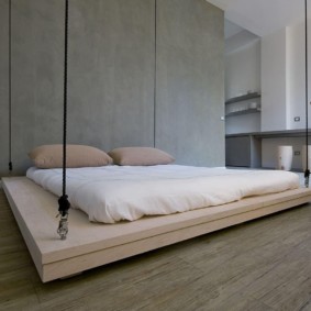 minimalista hálószoba kialakítás