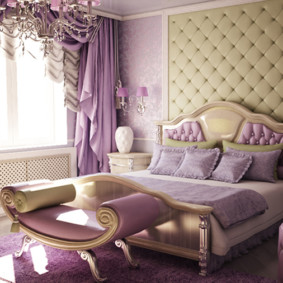 การตกแต่งภายในห้องนอน Art Nouveau