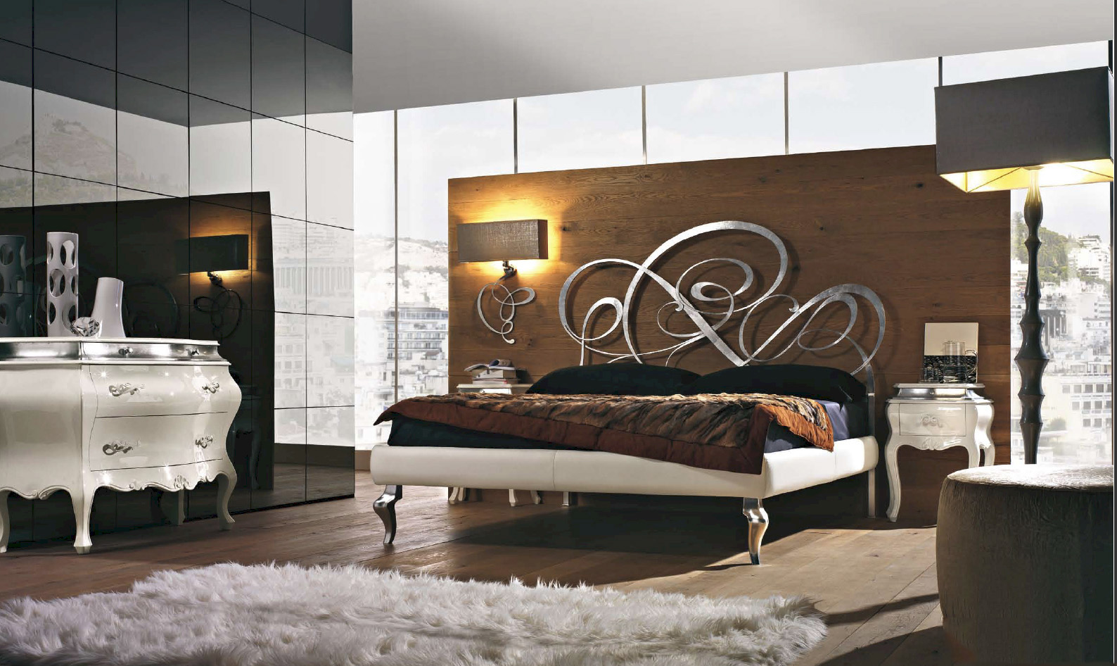 แนวคิดการตกแต่งห้องนอน Art Nouveau