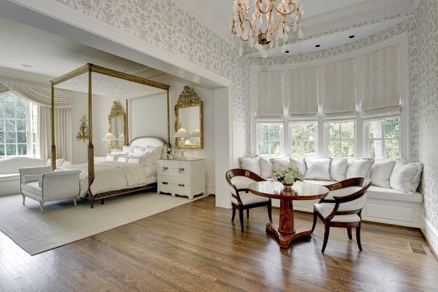 أنواع غرف النوم الكلاسيكية الجديدة من التصميم