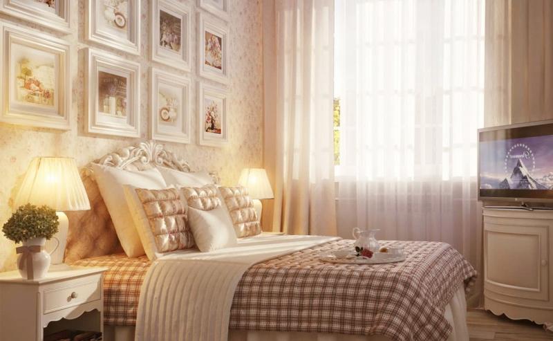 פרובנס תמונה לחדר שינה בעיצוב פרובנס
