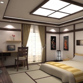 Dormitor în stil japonez