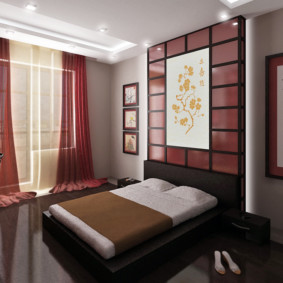 japāņu stila guļamistabas dizaina idejas