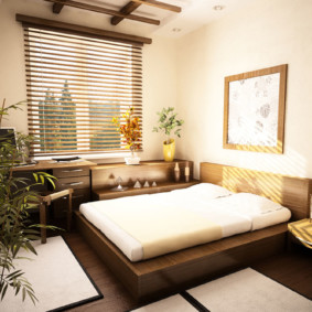 Japon tarzı yatak odası dekorasyon fikirleri