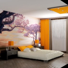 Opțiuni de fotografie în dormitor în stil japonez
