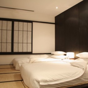 foto di interni camera da letto giapponese