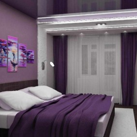 Decoració de dormitoris lila