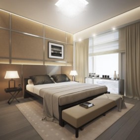 интериор на спалнята по дизайн на фън шуй