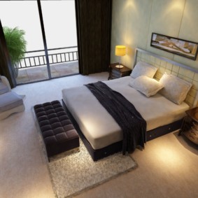 פנים חדר השינה על ידי עיצוב רעיונות של פנג שואי