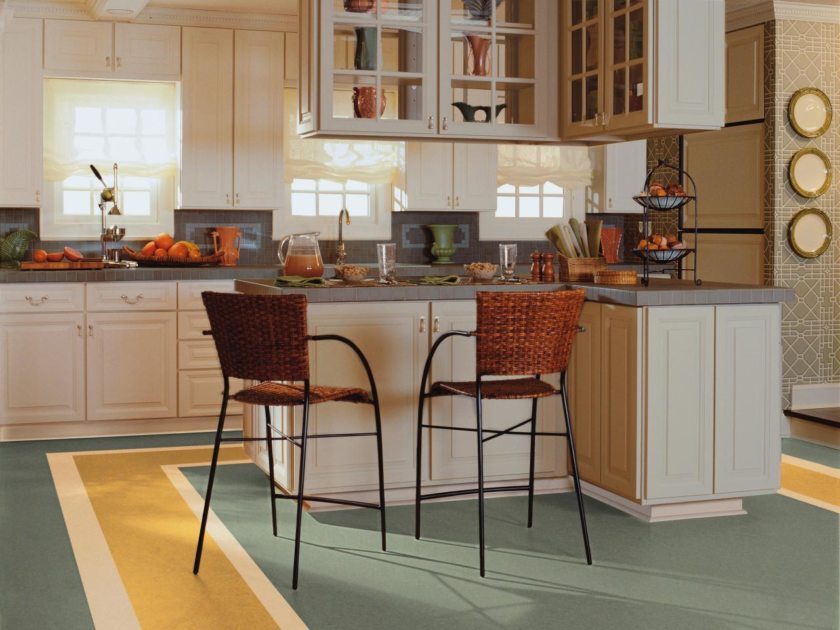 how to choose linoleum for the kitchen