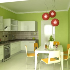 สีสำหรับภาพตกแต่งห้องครัว