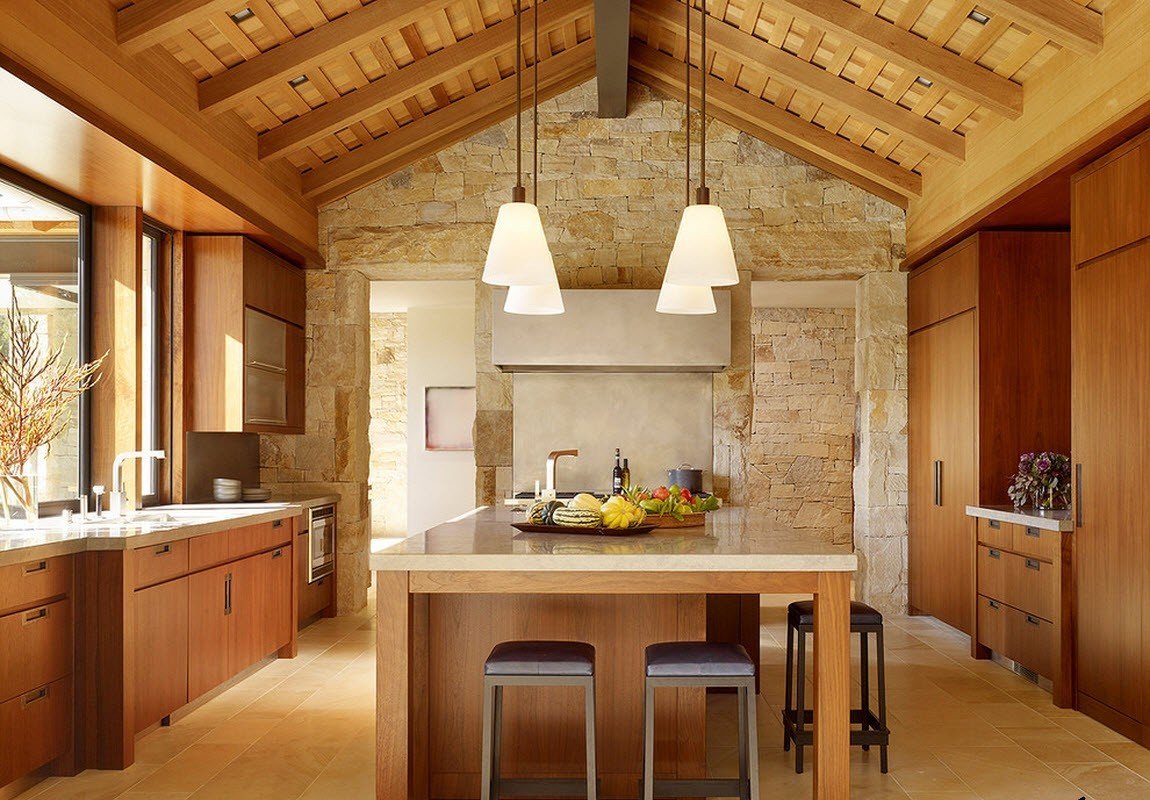 kitchen in a country house photo interior