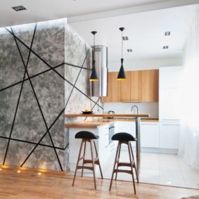 virtuves komplekts ar bāra letes dizaina idejām