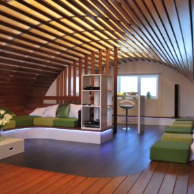 زخرفة السقف في أفكار تصميم شقة