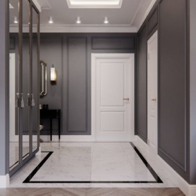 gray hallway