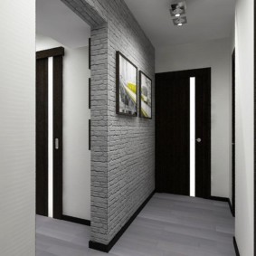 gray hallway interior photo