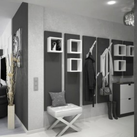 gray hallway decor ideas