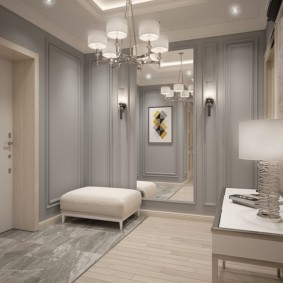 gray hallway design ideas