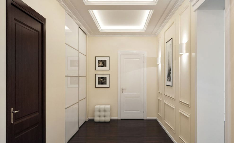 hallway in white tones photo decor