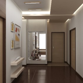 hallway in white tones photo decor