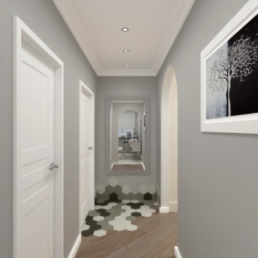 opzioni di foto corridoio grigio