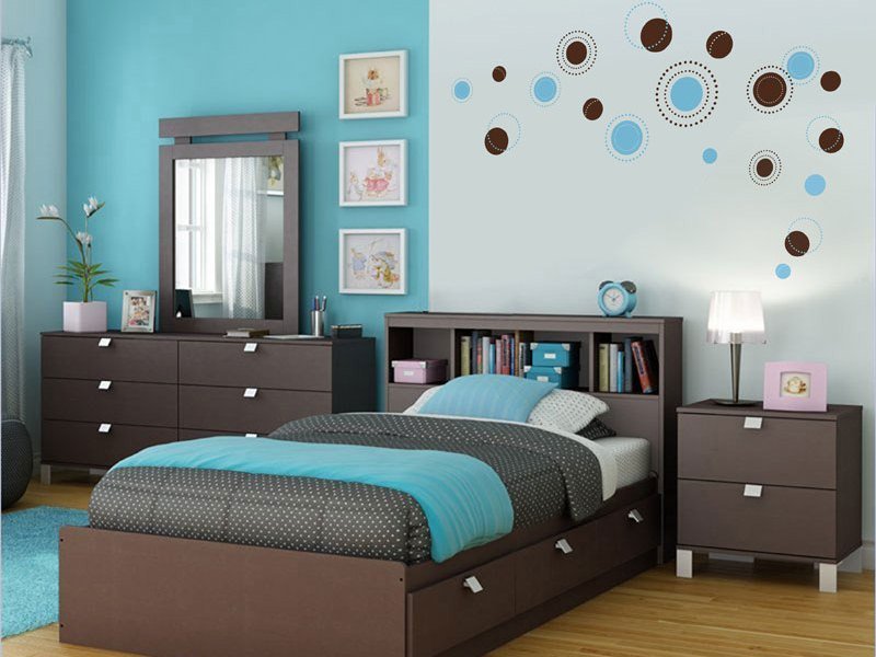 רעיונות לעיצוב חדר שינה בצבע טורקיז