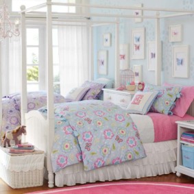pilihan idea bilik tidur biru