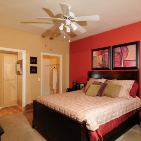 أنواع الصور غرفة نوم حمراء