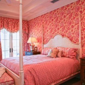 idei de decorare dormitor roșu