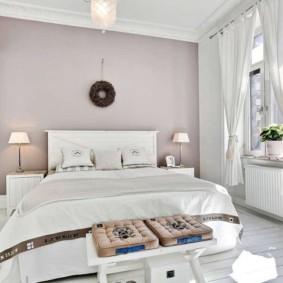 Hiasan foto bilik tidur Scandinavia