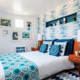 Ideje za interijer spavaće sobe u skandinavskom stilu