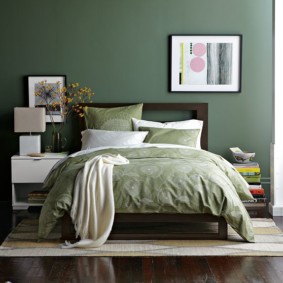 green bedroom decor ideas
