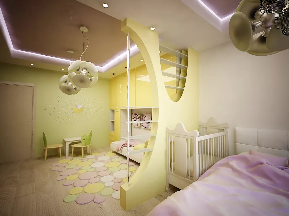 סקירה כללית של חדר שינה וחדר ילדים