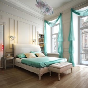 غرفة نوم بألوان البيج