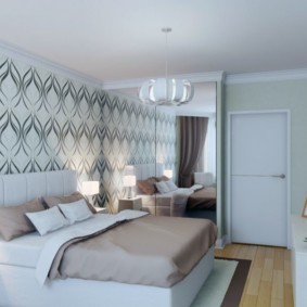 Schlafzimmer in Chruschtschow Foto Dekor