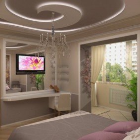 dormitorio en el diseño de la foto de Jruschov