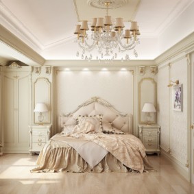 غرفة نوم كلاسيكية الصورة الداخلية