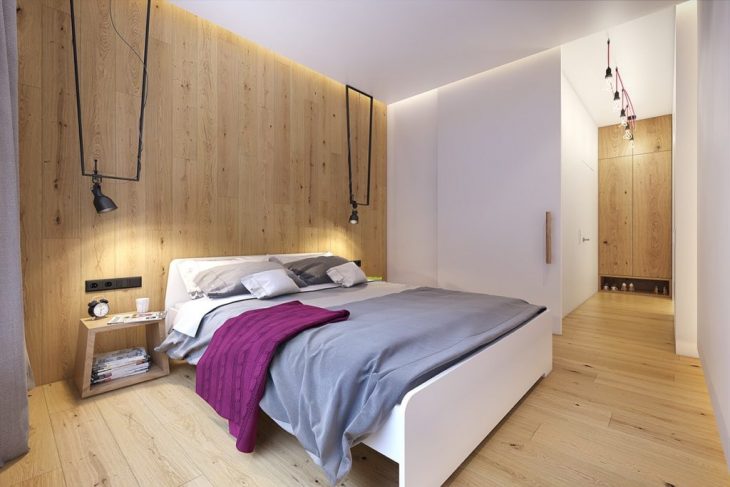 Scandinavian style bedroom decor