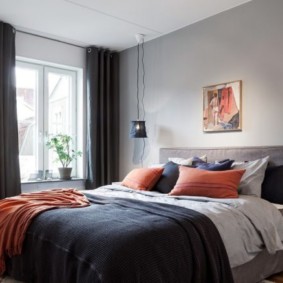 İskandinav yatak odası seçenekleri fikirler