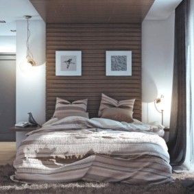 Spavaća soba u skandinavskom stilu promatra ideje