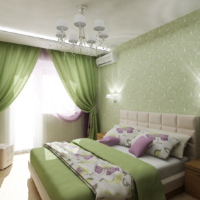 غرفة نوم خضراء صور ديكور