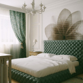 רעיונות לתמונות ירוקות לחדר שינה