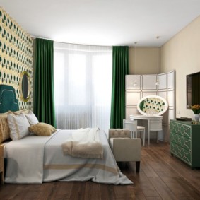 סוגי תמונות ירוקות לחדר שינה
