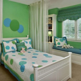 أفكار ديكور غرفة النوم الخضراء
