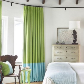 غرفة نوم خضراء أنواع الأفكار