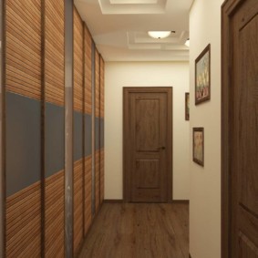 מסדרון צר וארוך בעיצוב תמונות הדירה