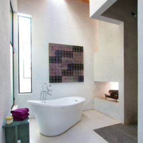 Conception de salle de bain de style minimaliste