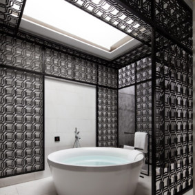 Design de baie în stil oriental
